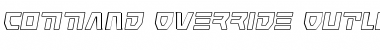 Command Override Outline Italic Outline Italic Font