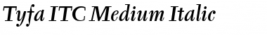 Tyfa ITC Medium Italic