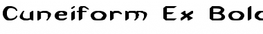 Cuneiform Ex Bold Font