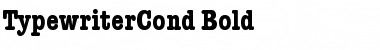 TypewriterCond Font