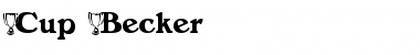 Cup Becker Normal Font