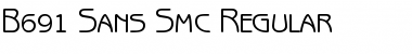 B691-Sans-Smc Regular Font