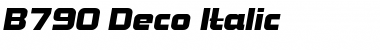 B790-Deco Font