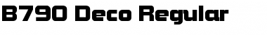 B790-Deco Regular Font