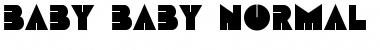 Baby-baby Normal Font