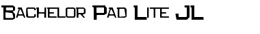 Bachelor Pad Lite JL Regular Font