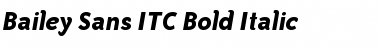Bailey Sans ITC Regular Font