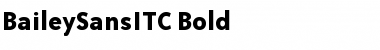 BaileySansITC Bold Font