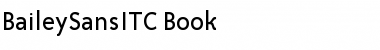 BaileySansITC-Book Font