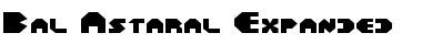 Bal-Astaral Expanded Font