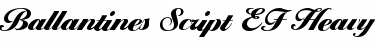 Ballantines Script EF Heavy Font
