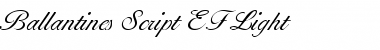Ballantines Script EF Light Font