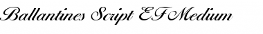 Ballantines Script EF Medium Font