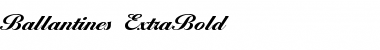 Ballantines-ExtraBold Font