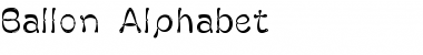 Download Ballon Alphabet Font