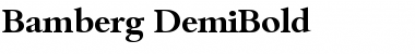 Bamberg-DemiBold Font