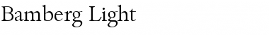 Bamberg-Light Regular Font