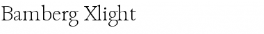 Bamberg-Xlight Font