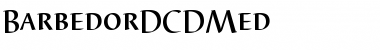 BarbedorDCDMed Font