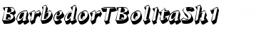 BarbedorTBolItaSh1 Regular Font