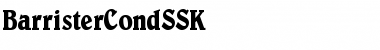 BarristerCondSSK Font