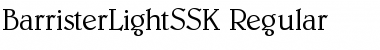 BarristerLightSSK Font