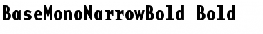 BaseMonoNarrowBold Font