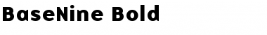 BaseNine Bold Font