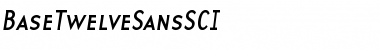 BaseTwelveSansSCI Font