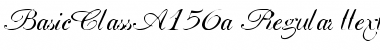 BasicClassA156a Regular Font