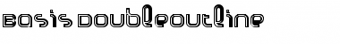 Basis DoubleOutline Font