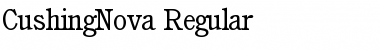 CushingNova Regular Font