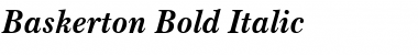 Baskerton Bold Italic