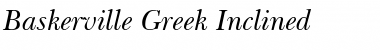 BaskervilleGreek Upright Italic Font