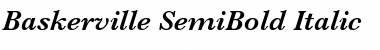 Baskerville SemiBold Italic