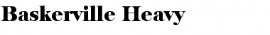 Baskerville-Heavy Regular Font