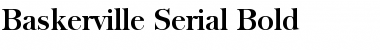 Baskerville-Serial Bold Font