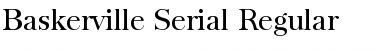 Baskerville-Serial Font