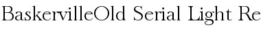 BaskervilleOld-Serial-Light Font