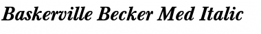 Download Baskerville Becker Med Font