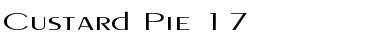 Custard Pie 17 Regular Font