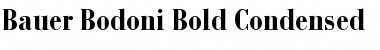 BauerBodoni LT BoldCond Font