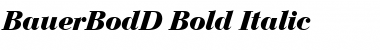 Download BauerBodD Font