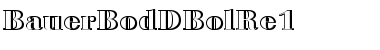 BauerBodDBolRe1 Font