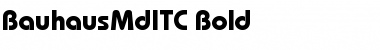Download BauhausMdITC Font