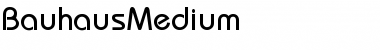 BauhausMedium Font