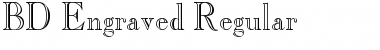 BD Engraved Regular Font