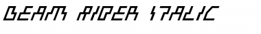 Download Beam Rider Italic Font