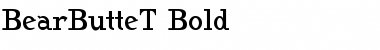 BearButteT Bold Font
