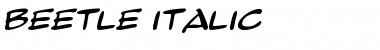 Beetle Italic Font
